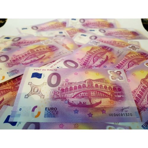 Billet Touristique Euro Souvenir Collector Polymère Pont du Rialto