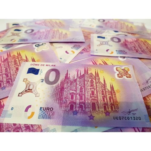 Billet Touristique Euro Souvenir Collector Polymère Dôme de Milan