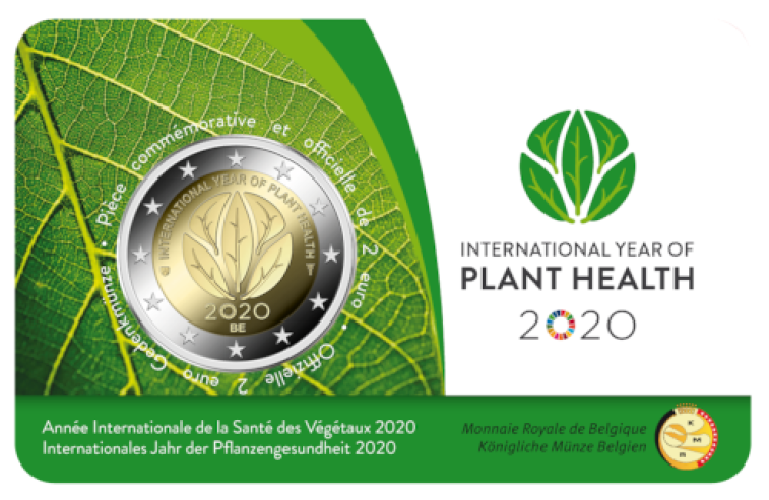 Coincard 2€ Euros Commémorative Belgique 2020 Santé des Végétaux