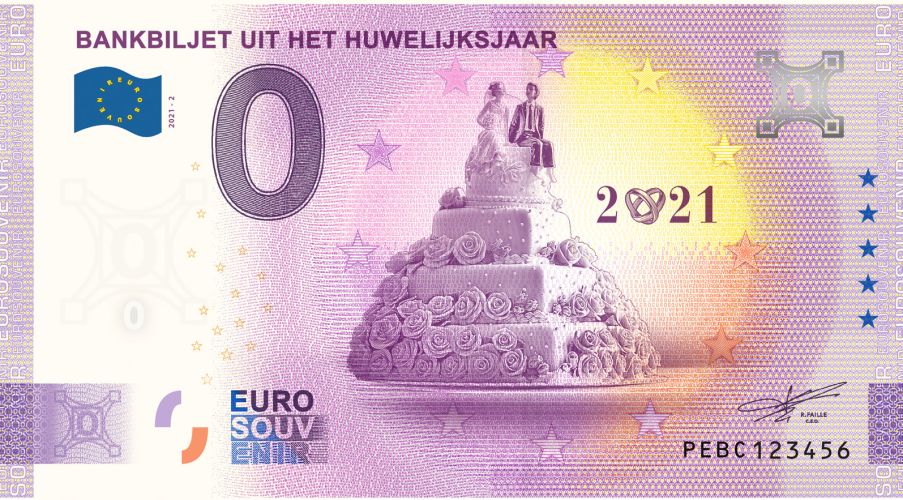 Bankbiljet Uit Het Huwelijksjaar - ANNIVERSARY