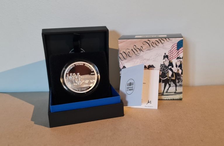 Coffret 10€ Euros Argent 999/1000 Boston et Washington 2021
