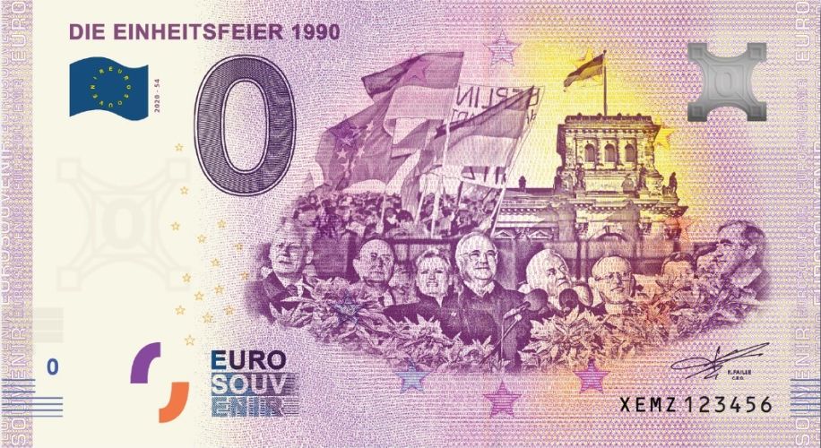 Die Einheitsfeier 1990