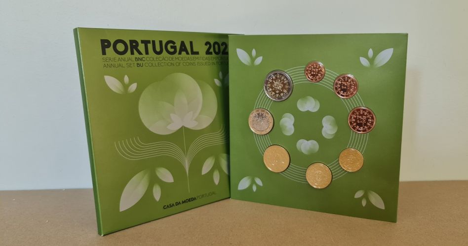 Coffret Série Euros BU Portugal 2021 - 8 pièces 1 Cent à 2€