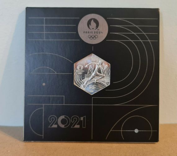 10€ Hexagonale Argent 500/1000 Paris 2024 / 2021