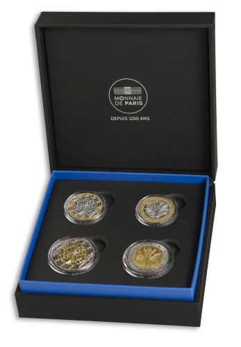 Coffret Quadriptyque BE 1 et 2€ Nouvelles Faces