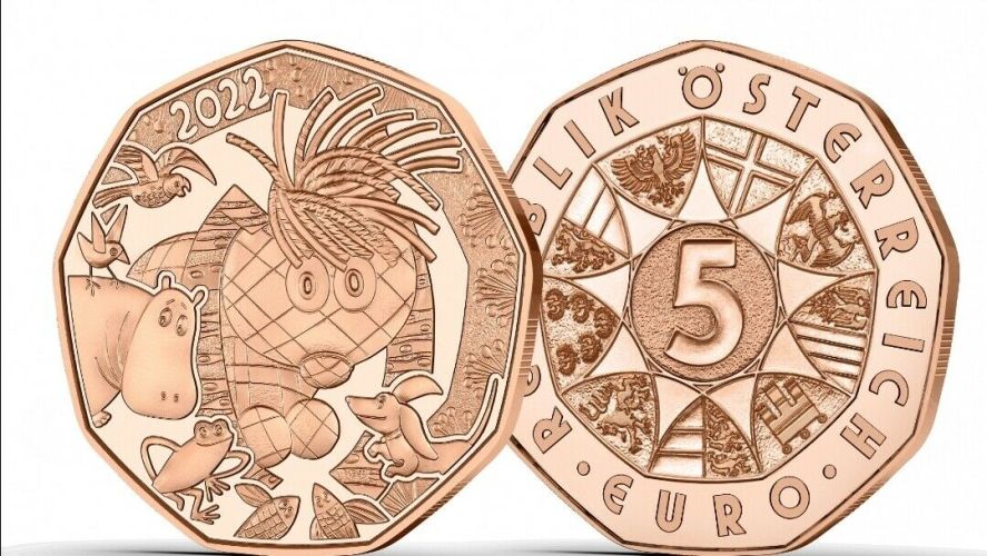5€ Euros Commémorative Cuivre Autriche 2022 Little I am