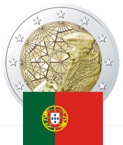 2€ Euros Commemorative Erasmus 2022 Portugal