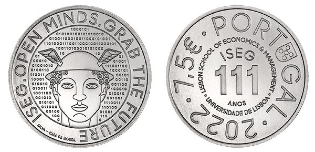 7.5€ Euros Portugal 2022 Argent 500/1000 Lisbon School ISEG