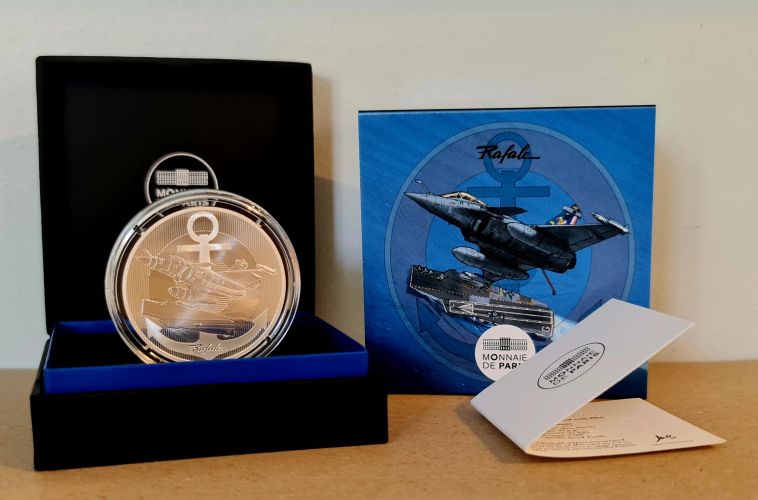 Coffret 10€ Argent BE Rafale 2022