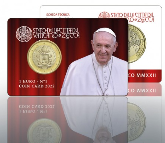 Coincard 1€ Vatican 2022