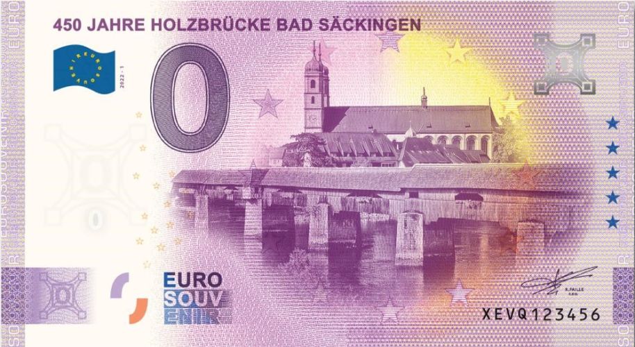 450 J. Holzbrücke Bad Säckingen