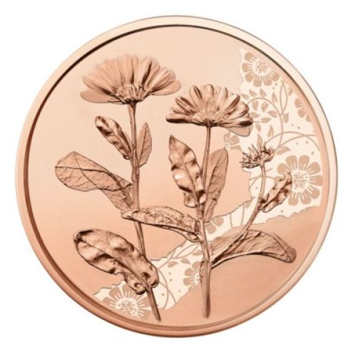 10€ Euros Autriche Cuivre 2022 - Langage des Fleurs Soucis / Marigold