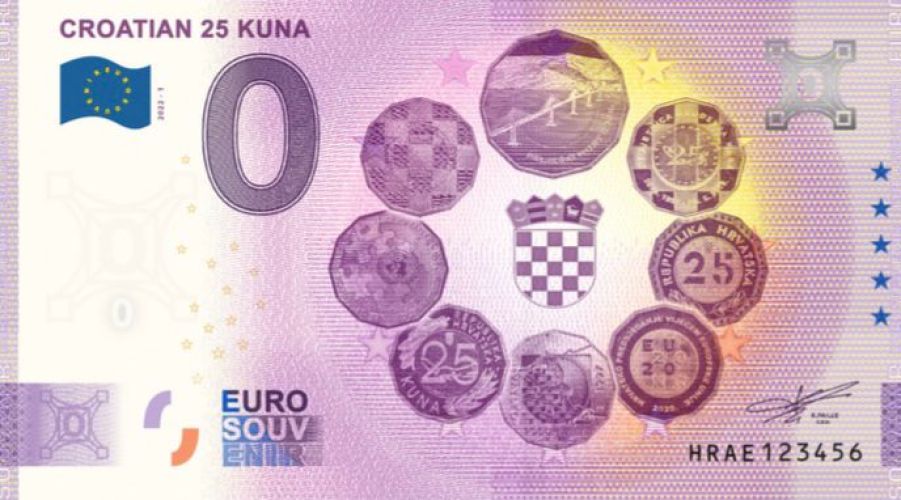 Croatian 25 Kuna
