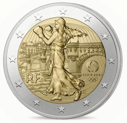 Coffret BE 2€ Paris 2024 > 2023