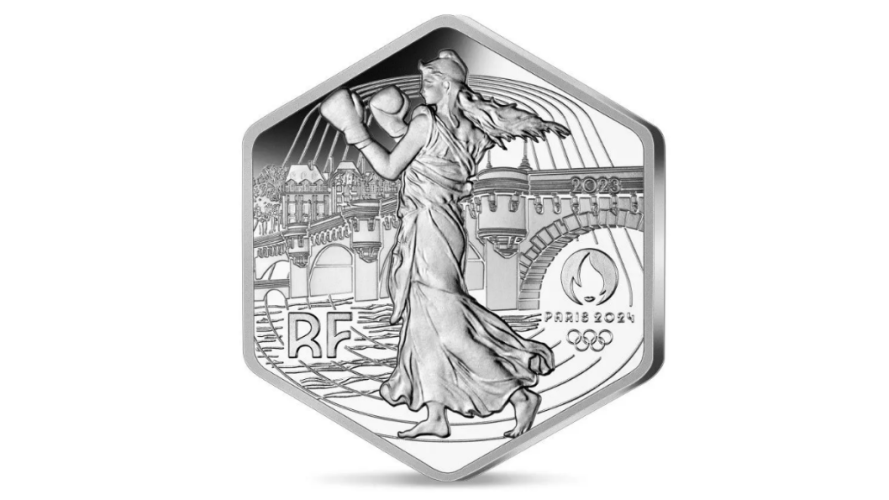 10€ Hexagonale Argent 500/1000 Paris 2024 / 2023