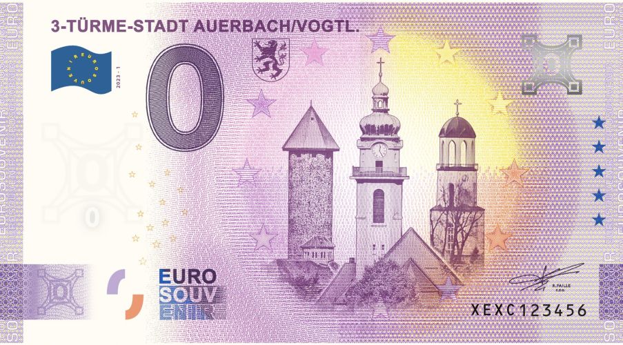 3 Türme Stadt Auerbach / Vogtl