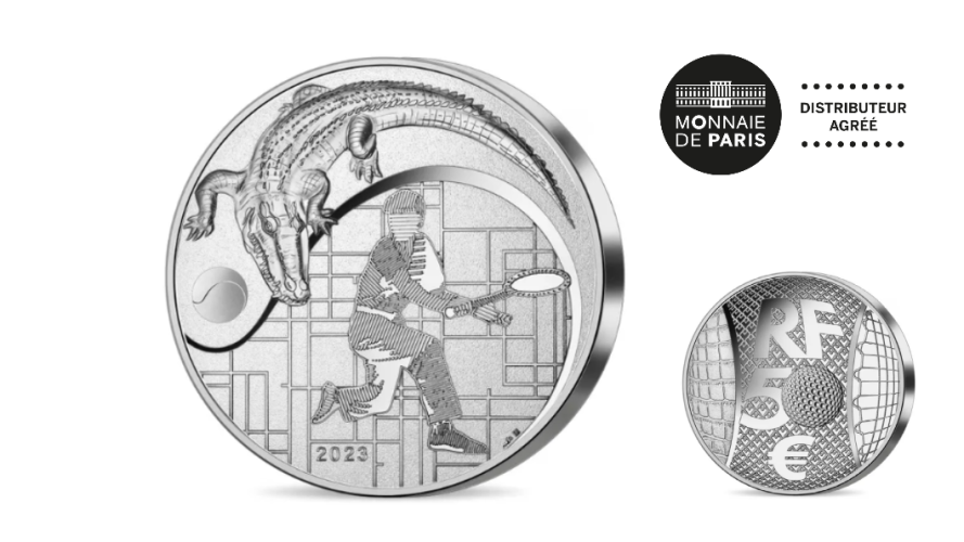 50€ Argent 999/1000 Excellence Lacoste 2023