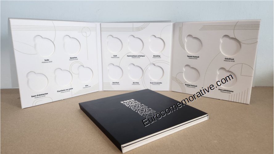 Album pour 15 x 1/4€ France Paris 2024