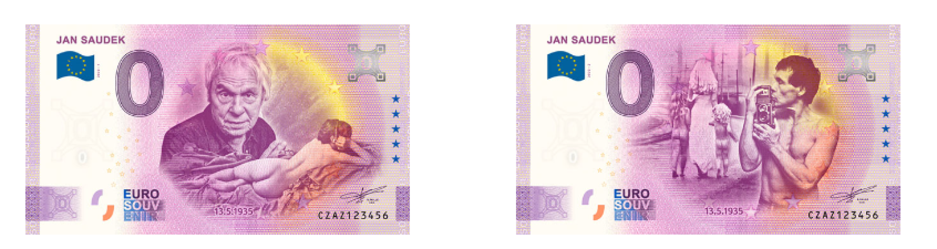 Lot 2 Billets Jan Saudek