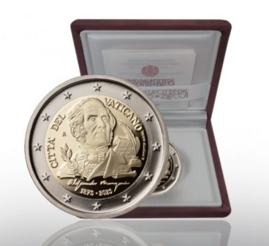 Coffret BE Proof 2€ Euros Commémorative Vatican 2023 Manzoni