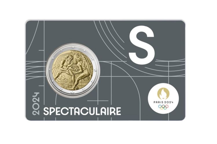 2 Euros Commémorative Paris 2024 Année 4 GRISE
