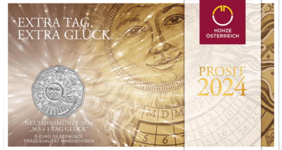 Coincard 5€ Argent New Year