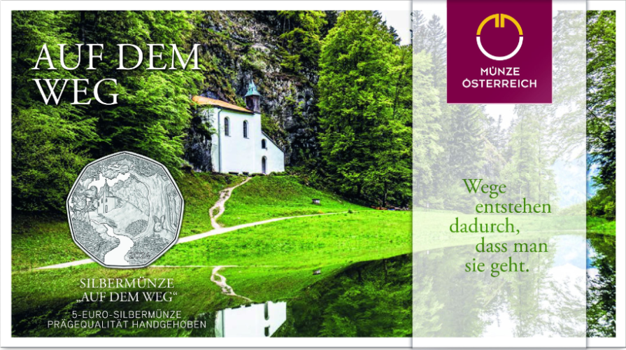 Coincard 5€ Argent Autriche Getting There