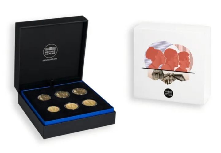 Coffret BE France 2024 Sextuple 10, 20 et 50 cents Nouvelles Faces !