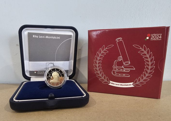 Coffret BE 2€ Euros Commémorative Italie 2024 Rita Levi