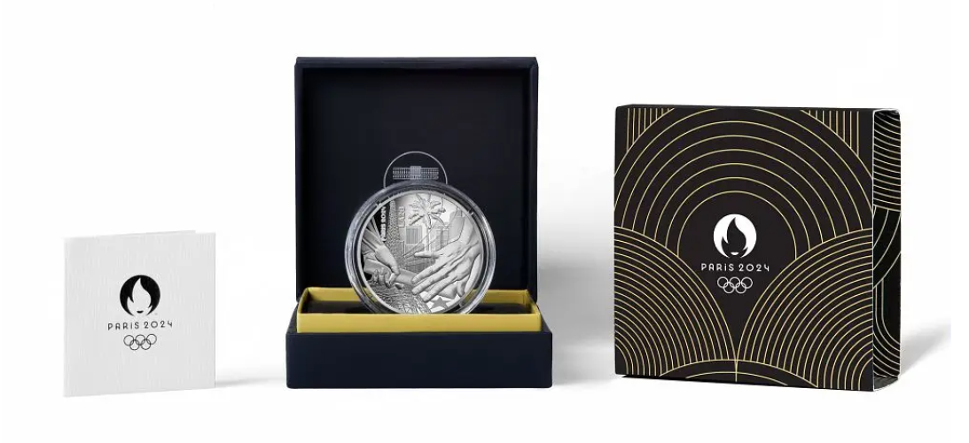 Coffret 10€ Euros Argent 999/1000 Handover Paris 2024 / LA28