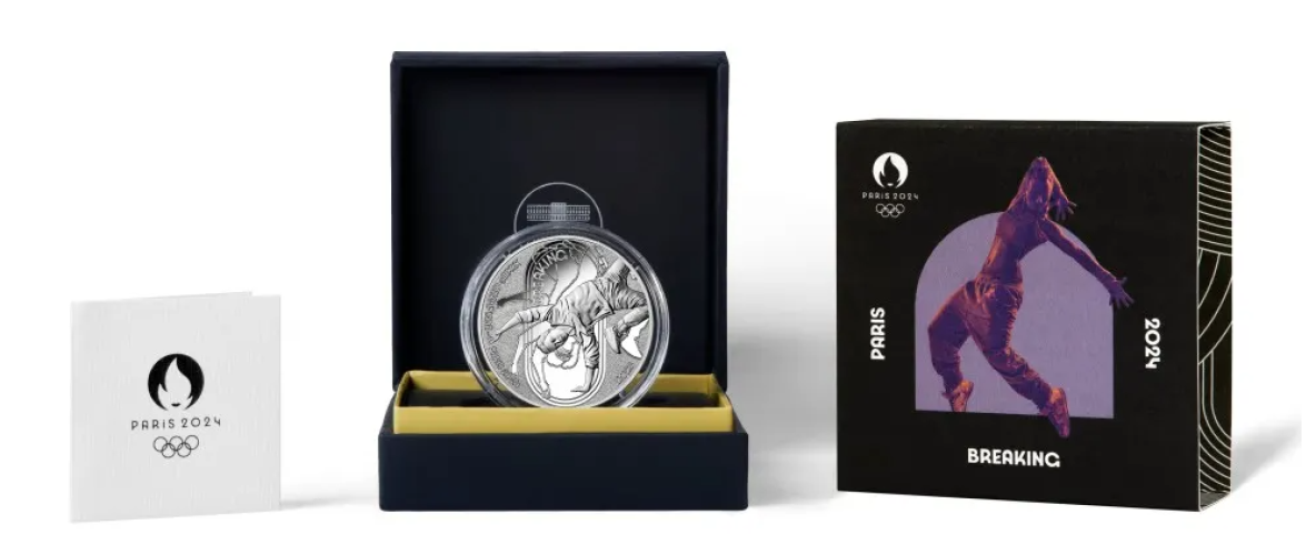 Coffret 10€ Euros Argent 999/1000 Paris 2024 Breaking