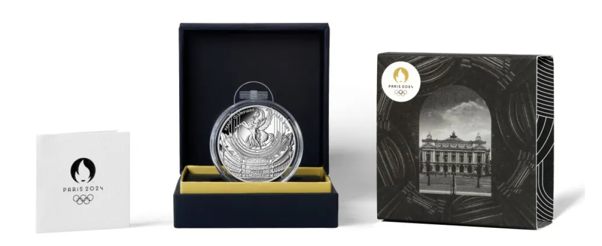 Coffret 10€ Euros Argent 999/1000 Héritage Paris 2024 Opera Garnier