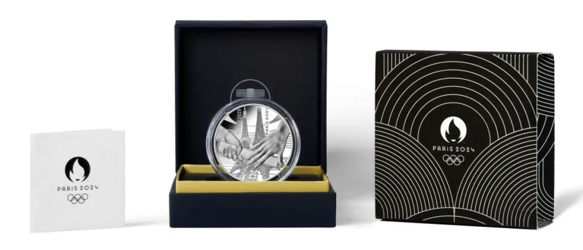 Coffret 10€ Euros Argent 999/1000 Paris 2024 Handover 2021