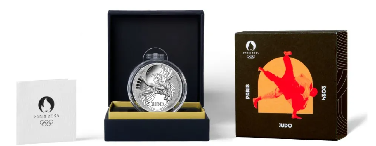 Coffret 10€ Euros Argent 999/1000 Paris 2024 Judo