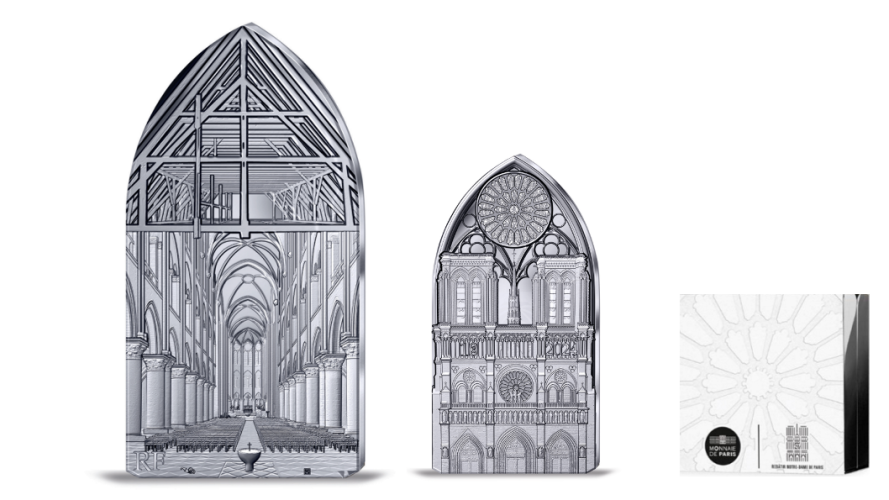 Coffret 10€ Euros Argent 999/1000 France 2024 Excellence ''Notre Dame de Paris''