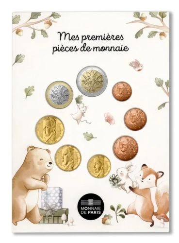 Série FDC 8 pièces Euros France 2025 - 1 centime à 2€