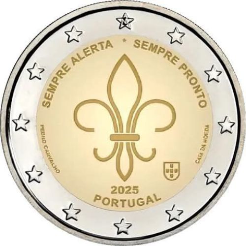 2€ Euros Commémorative Portugal 2025 "Scoutisme"