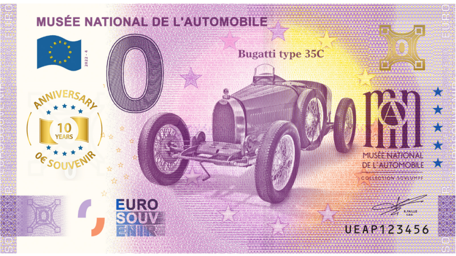 Musée Auto Bugatti Type 35C - 10th ANNIVERSARY