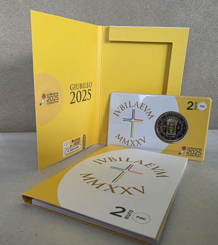 Coincard BU 2 Euros Commémorative Italie 2025 Jubilee