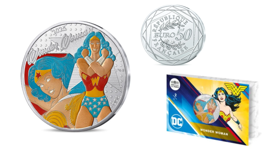 50€ Argent 900/1000 DC COMICS ''Wonder Woman'' 2/4