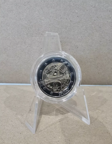 2 Euros Commémorative France 2024 Paris 2024 ''Tour Eiffel'' UNC Sous Capsule