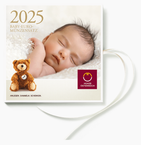 Serie Euro BABY BU - 8 pièces Autriche 2025 - 3.88€