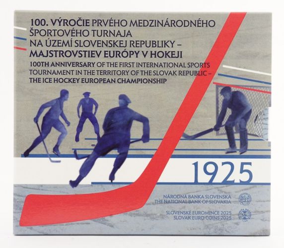 Serie Euros BU Slovaquie 2025 - 8 pièces + 2€ Commemorative Hockey