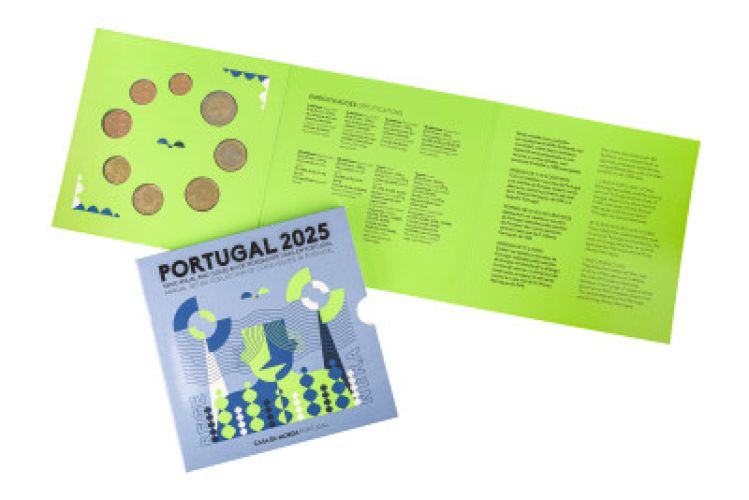 Série Euros BU Portugal 2025 - 8 pièces 1 centime à 2€