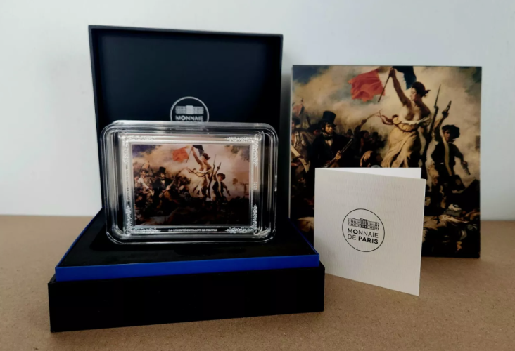 Coffret 250€ Euros Argent 999/1000 2024 Liberté Guidant Peuple 1/2kg