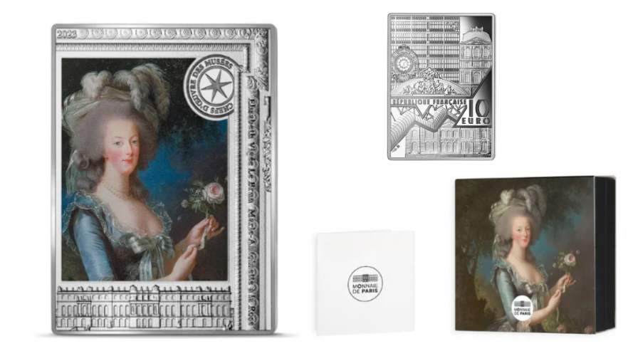 Coffret 10€ Euros Argent 999/1000 Marie Antoinette 2023