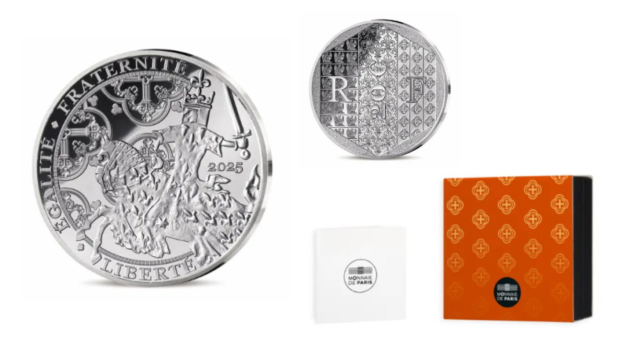 Coffret 20€ Euros Argent 999/1000 Argent de France ''Franc à Cheval 2025