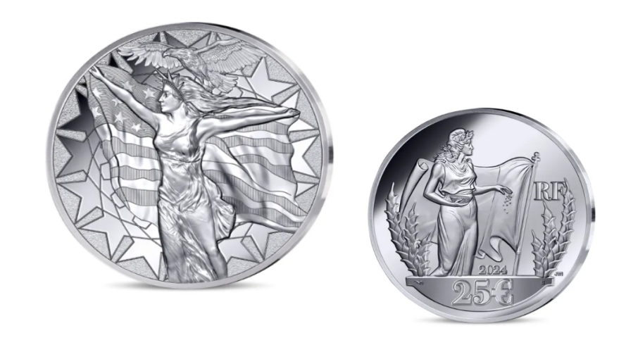 Coffret 25€ Euros Argent 999/1000 Mercanti Jimenez 2024 Lady Liberty 2 Oz
