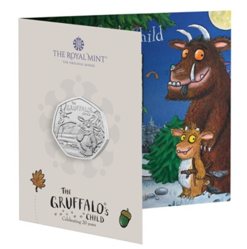 Coincard 0.5 Pound BU 2024 Royaume Uni Gruffalo's Child