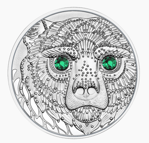 Coffret 20€ Euros Autriche Argent 925 Ours / Bear Swarovski 2023